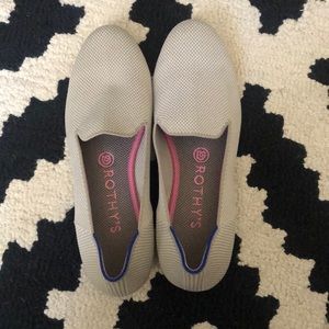 Rothy’s loafers in beige